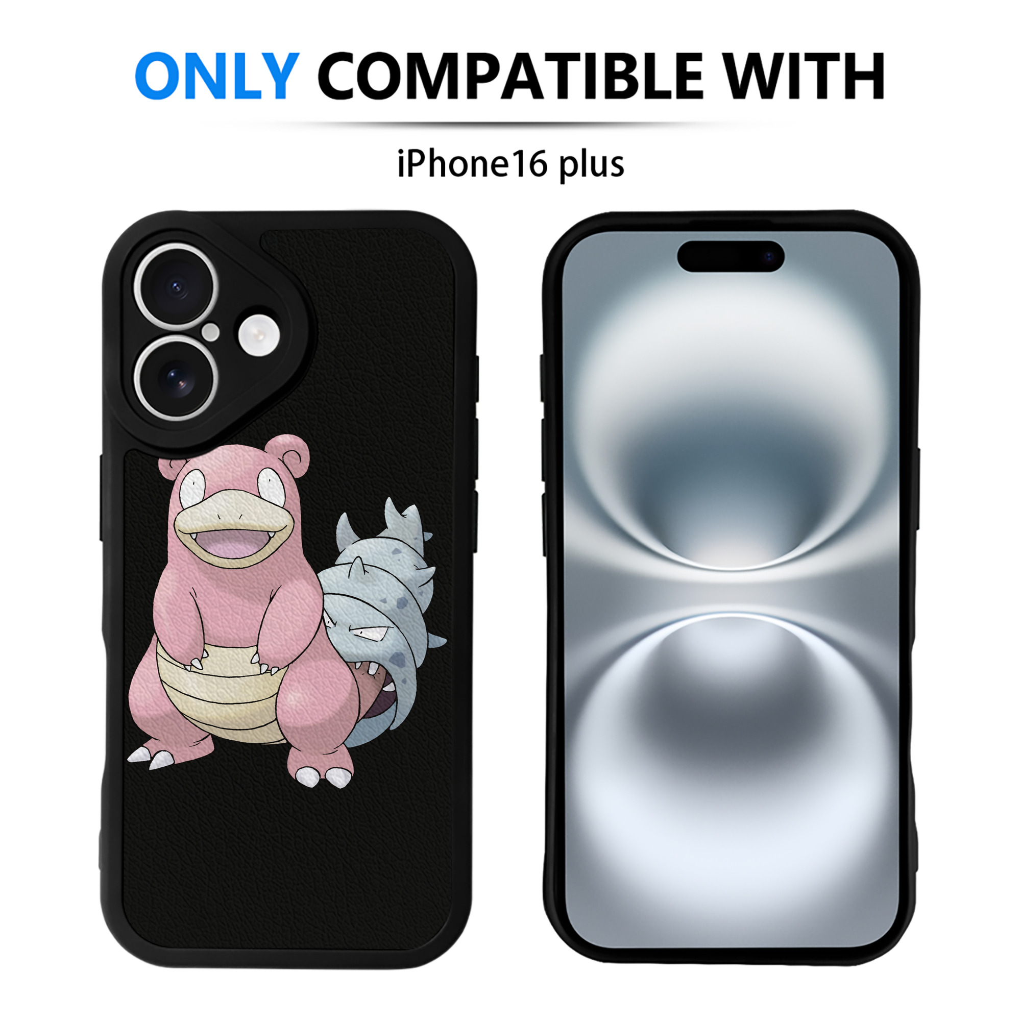 （画像用） ポケットモンスター Pokémon 【iPhone 16シリーズ対応】シリコンスマホケース（レザー調） 材質：シリコン